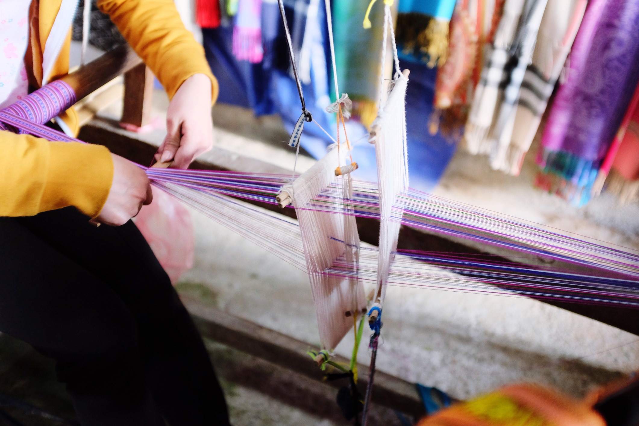 textile factory employees