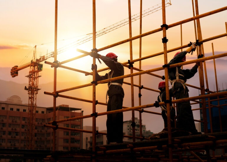 Scaffolders from Eastern Europe